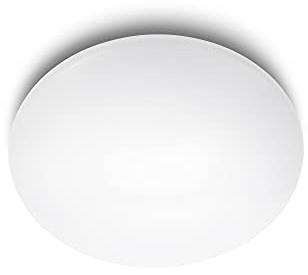 Philips MyLiving SUEDE plafón LED, luz blanca neutra 4000K, 4X9W, blanco