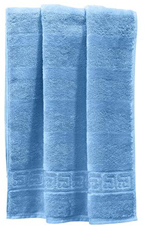 Cawö Duschtuch 1001 Noblesse Walk-Frottier blau Größe 80x160 cm