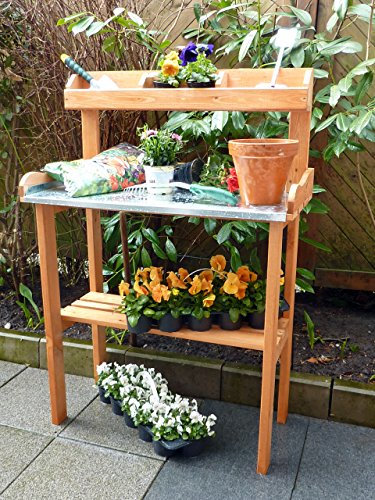 Promadino Pflanztisch mit Ablage
