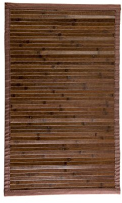 Estores Collection Tappeto Bamboo Marrone Scuro 120 x 180 cm