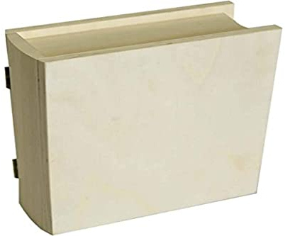 Artemio 14001643 Wooden Book Box, Beige