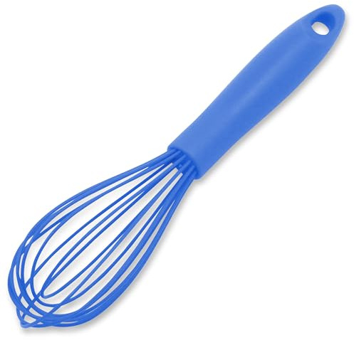 Chef Craft Premium Silicone Wire Cooking Whisk, 10.5 inch, Blue