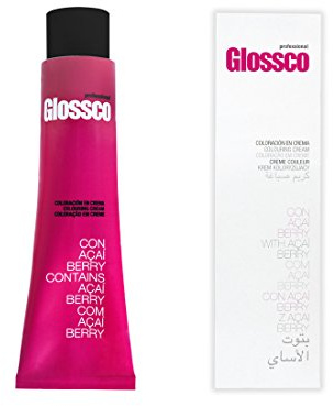 GLOSSCO PROFESSIONAL - Tinte Pelo Glossco 9.3 Rubio Clarísimo Dorado, 100 ml, Coloración Permanente en Crema, con Açaí Berry y Aceite de Argán, Cobertura Total, Brillo y Color Intenso, Mayor Duración