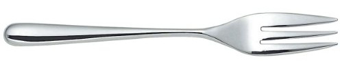 Alessi LCD01/16 Caccia Forchetta da Dolce in Acciaio Lucido, Set da 6