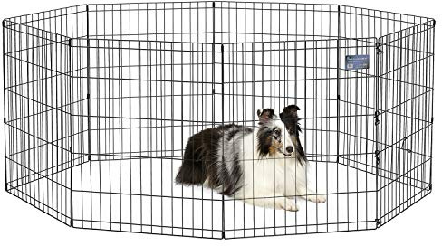 MidWest 30-Inch Exercise Pen, No Door, 16 Sq Ft Play Area