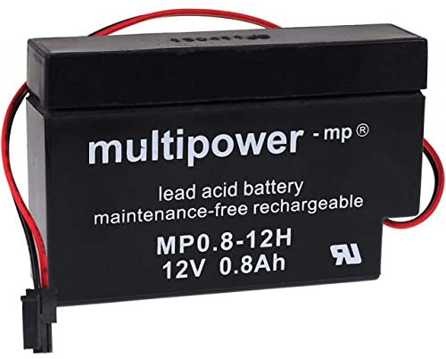 Powery Premium Bleiakku (multipower) für Solar Rolladen Heim & Haus, Lead-Acid, 12V