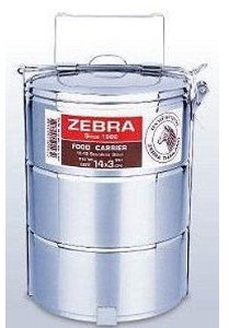 Zebra Thai Stainless Steel Tiffin Food Carrier