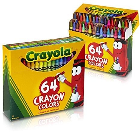 Crayola 760488360385, 64 Ct Crayons (Pack of 2)