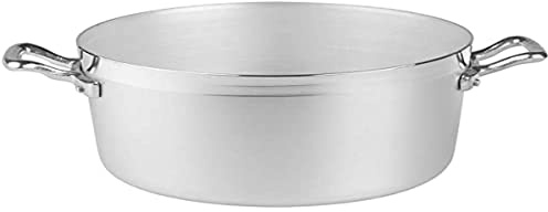 Pentole Agnelli gryta med 2 handtag, rostfritt stål, silver, 20 cm