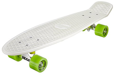 Ridge Skateboards 27 Nickel Mini Cruiser - Skateboard, 69cm, Glow in The Dark