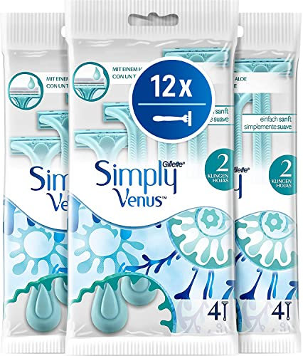 Gillette Simply Venus2 Einwegrasierer, 6 Stück