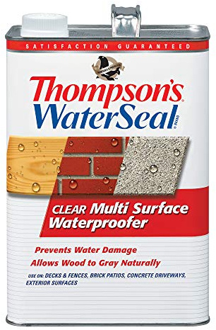 Thompson’s WaterSeal Multi-Surface Waterproofer Stain, Clear, 1 Gallon