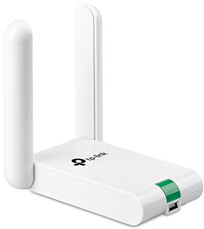 TP-Link TL-WN822N - Adaptador WiFi USB N 300Mbps, Compatible con Raspberry Pi, 2 Antena externas, Cable de extensión USB