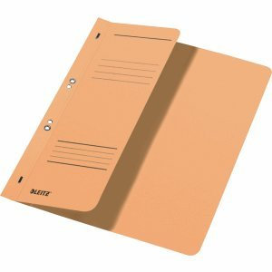 Leitz 50 x Ösenhefter A4 1/2 Vorderdeckel Karton Amtsheftung chamois