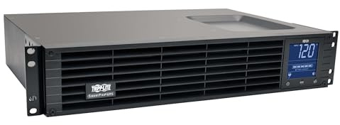 Tripp Lite SMC15002URM 1500VA Rack Mount UPS Battery Backup, Pure Sine Wave, 1000W, 8 Outlets, 2U Rackmount, LCD, AVR, Uninterruptible Power Supply, 3-Year Warranty & $250,000 Insurance