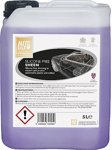 Autoglym Silicone Free Tyre Sheen 5 Litre with FREE Spray Bottle