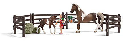 Schleich 21049 - Pferdefütterung Trakehner