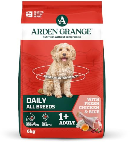 Arden Grange Adult Dry Dog Food Chicken and Rice, 6 kg