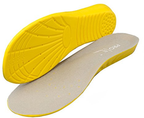 Pro11 Wellbeing Orthopädische Einlegesohlen aus Memory-Schaum für Fersenschmerzen und herunterfallende Brücken