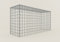 Gabiona - Gabione 100 x 50 x 30 cm - Anbau-Korb Typ 3 (ohne Bodengitter) - Verzinkter Gabionenkorb mit Maschenweite 5x5 cm