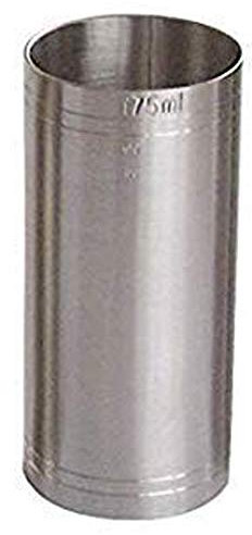 Beaumont 175ml Pub Wine Thimble Jigger Shot Measure, Stainless Steel, Silver, 6 x 7 x 12 cm