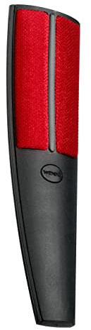 WENKO Textilbürste Flexus - für Textilien und Möbel, Polypropylen, 6.5 x 24.5 x 3 cm, Schwarz