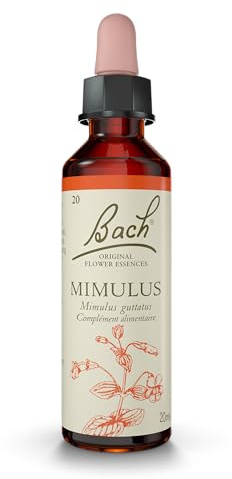 FLEURS DE BACH ORIGINAL - Mimulus No 20 - Aide à la Confiance en Soi Face aux inquiètudes d'origine connues - Élixir Floral Naturel - Compte-Gouttes x 20 ml Vegan