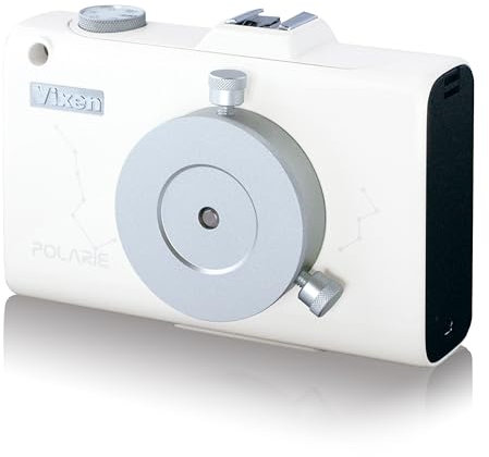 Vixen Astrofoto-Montierung Polarie Star Tracker für Nachthimmel-Fotografie, Weiß, Stativmontage, Kamera, USB