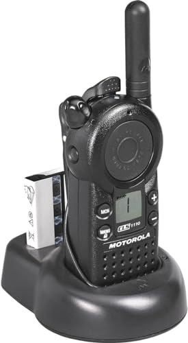 MOTOROLA SOLUTIONS Business CLS1110 5-Mile 1-Channel UHF Two-Way Radio Black