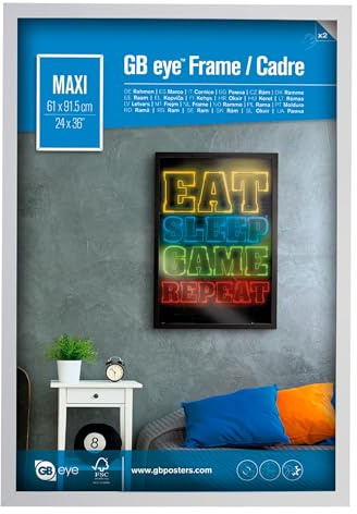 GB Eye LTD, Blanc - Maxi, 61x91.5cm - Eton, Cadre