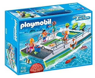 PLAYMOBIL - Barco Vistas Fondo Marino con Motor Submarino (9233)