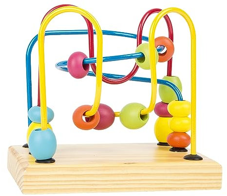 Small Foot 1824 Motorikschleife Natur aus Holz