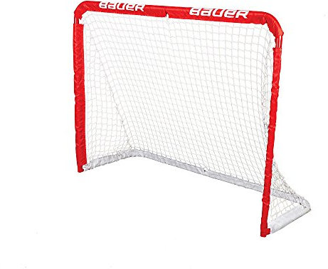 Bauer Junior-Tor aus Stahl, 121,9 x 37,5 cm, Rot