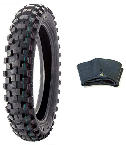 MMG Combo Dirt Bike Tire Size 70/100-17 and Inner Tube Size 70/100-17 TR4 Valve Stem