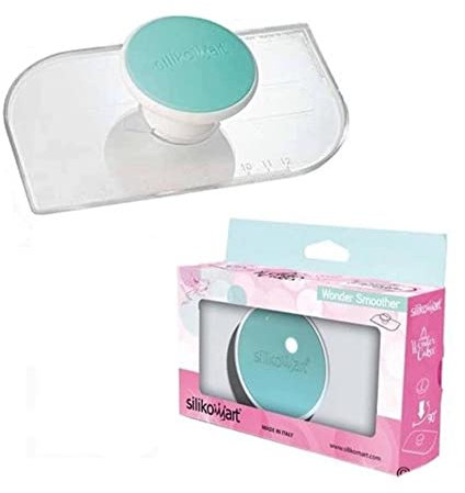 Silikomart | Wonder Smoother, Spianatrice Liscia in Carbonio, Multicolore, Misure 95 x 40 x 170 mm