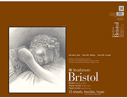 Strathmore 400 Series Bristol, Paper, Smooth, 2 Ply, 18x24