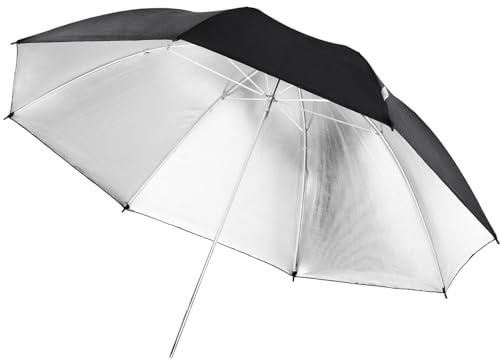 Walimex Pro Reflexschirm (109 cm) schwarz/silber