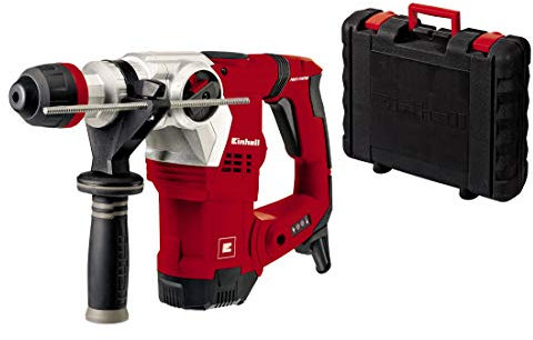 Einhell Bohrhammer TE-RH 32 E (1250W, 5,0 J, Bohr-Ø Beton 32mm, 4-Funktionen, Anti-Vibrationsgriff mit Press-Control, SDS-Plus-Aufnahme, Transportkoffer)