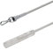 Liedeco Schleuderstab, Bedienstab Chromstahl mit PVC Überzug für Vorhangschiene, 1 Stk L 100 cm