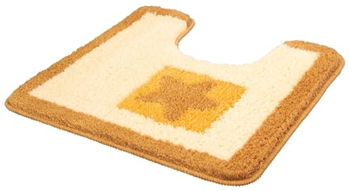 Kleine Wolke WC-Vorleger Beach Sandbeige 50 x 50 cm mit Ausschnitt