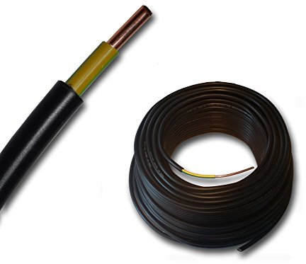 Erdungskabel Erdkabel NYY-J 1x16mm² (laufender Meter) Preis pro Meter - bitte geben Sie einfach Ihre Wunschlänge ein