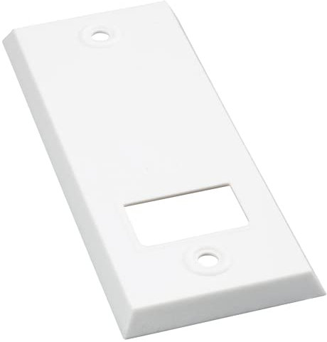 Abdeckplatte (Blende) mit Lochabstand 10,5cm weiß