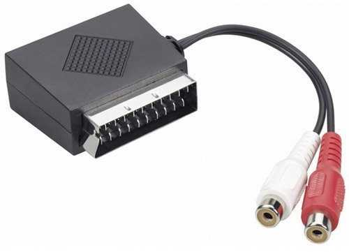 Thomson KCV192 Adaptador SCART-connettore - Scart-Hembra - 2 RCA-Hembra