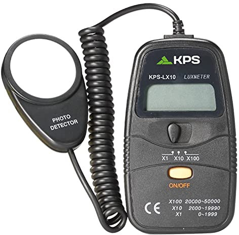 KPS-LX10 Luxómetro Digital Medidor de Lux con 3 escalas 2.000/20.000/50.000 Lx