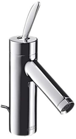 AXOR Wasserhahn Starck Classic (Armatur mit Auslauf Höhe 70 mm und Zugstangen-Ablaufgarnitur) Chrom