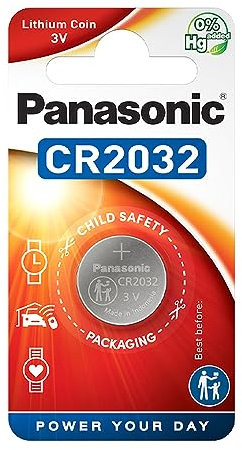 Panasonic CR2032L/1BP Cell Power Pile au Lithium CR2032 220 mAh