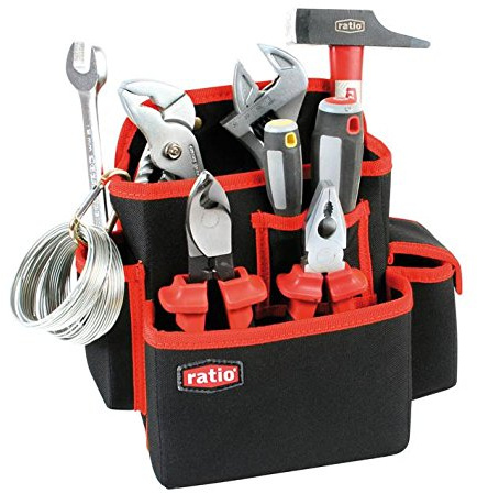 5054H4 - Bolsa porta herramientas de seis compartimentos para cinturón