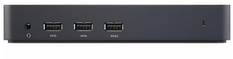 Dell USB 3.0 Ultra HD/4K Triple Display Docking Station (D3100), Black