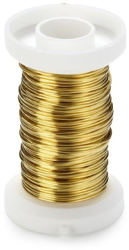 KnorrPrandell 216468845 216468845 Messingdraht Ø 0,6 mm 18 m, Gold