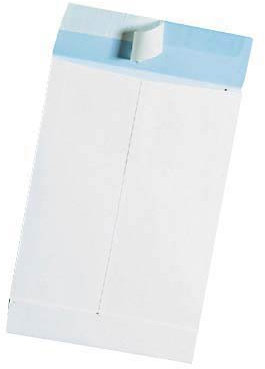 100 MAILmedia Faltenversandtaschen, fadenverstärkt, B4 / ohne Fenster / Faltenbreite 4,0 cm / selbstklebend / weiß